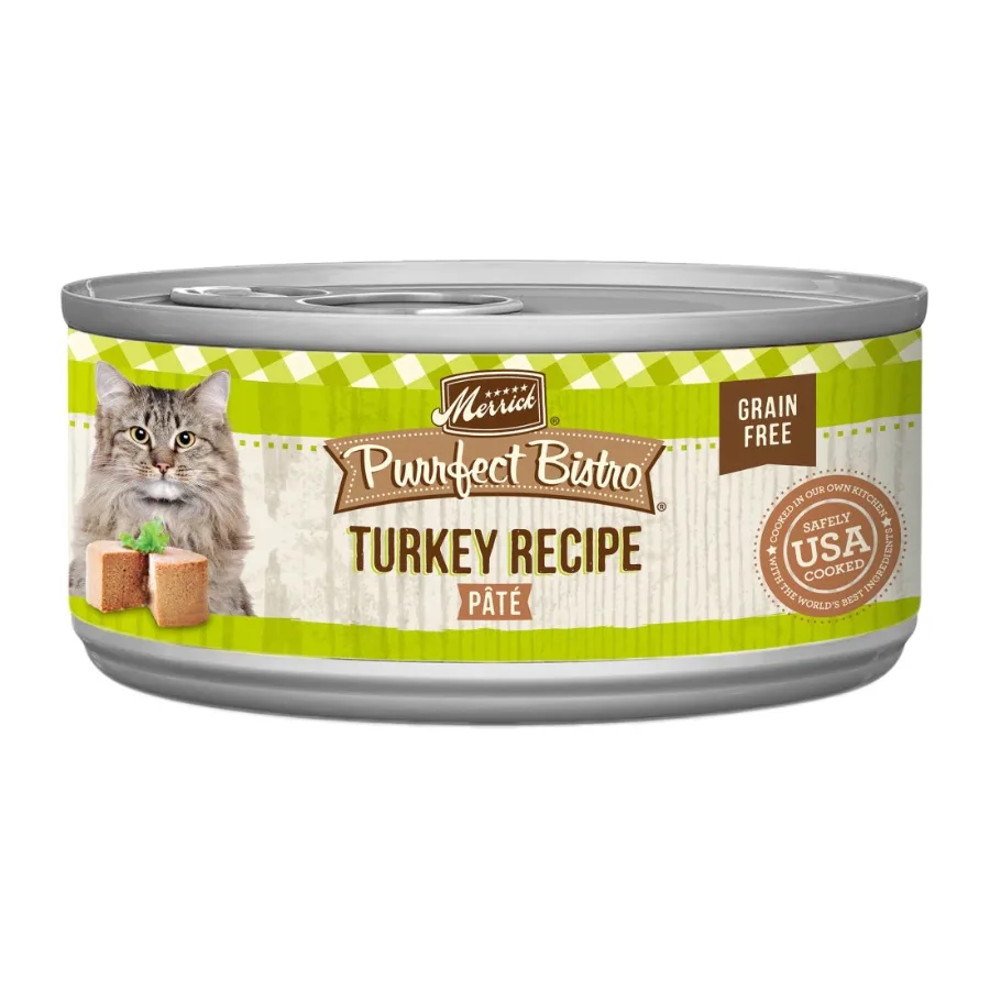 

Влажный корм для кошек Purrfect Bistro Grain Free High Protein Turkey, беззерновой, с высоким содержанием белка, из индейки, 24 банки по 3 унции