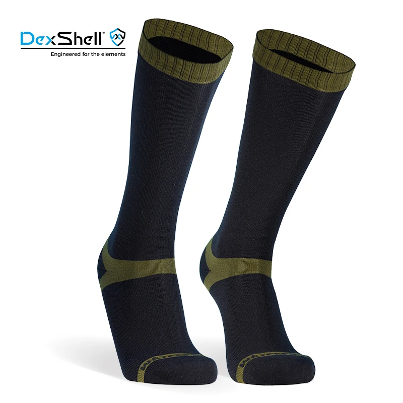 Водонепроницаемые носки DexShell из мериносовой шерсти для активного отдыха, походов и катания на лыжах, утолщенные теплые и дышащие носки Водонепроницаемые носки DexShell из мериносовой шерсти для активного отдыха, походов и катания на лыжах, утолщенные теплые и дышащие носки