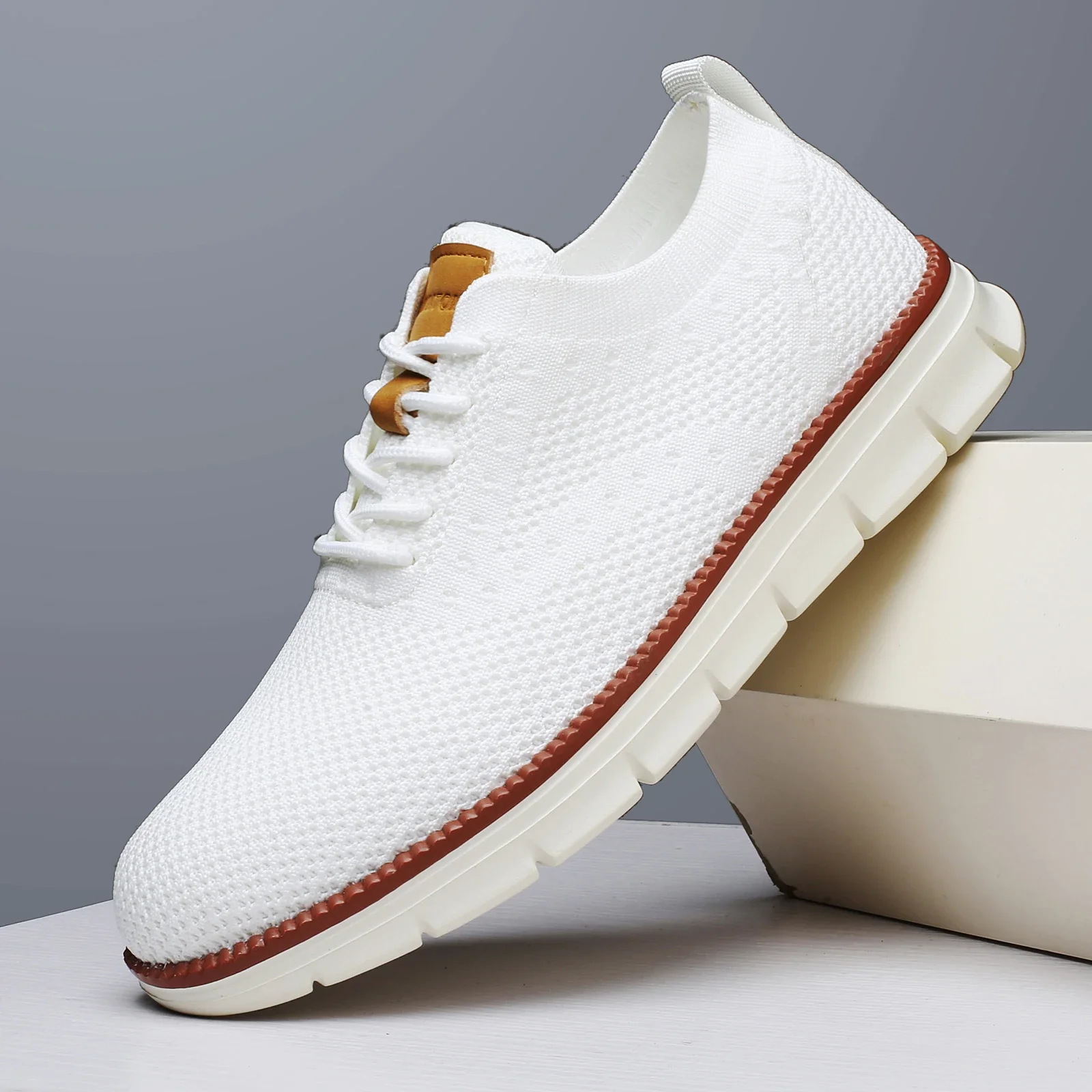 Chaussures décontractées pour hommes, Oxfords élégantes, chaussures de ville formelles et tendance, chaussures respirantes pour hommes, baskets antidérapantes pour hommes