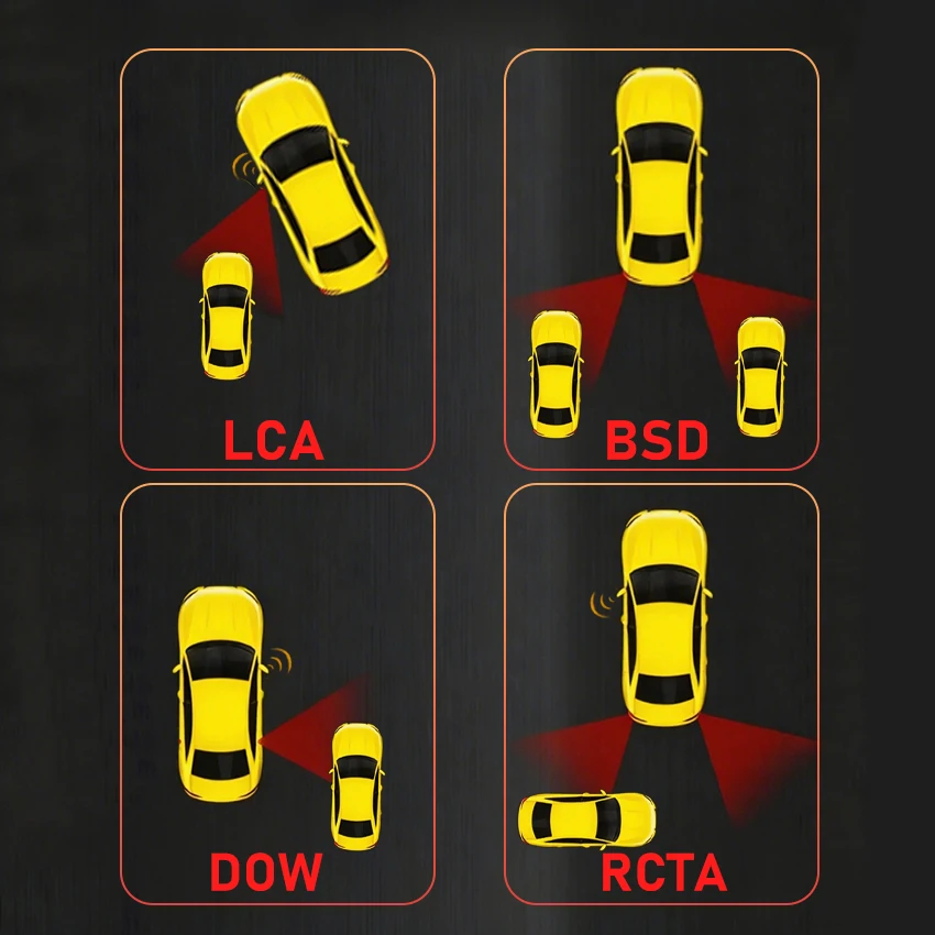 Alarma para Auto, Electrodomésticos, Sistema de Monitoreo de Punto Ciego para Buick Verano 2015 2016 2017 2018 2019 2020 2021 BSD BSA BSM