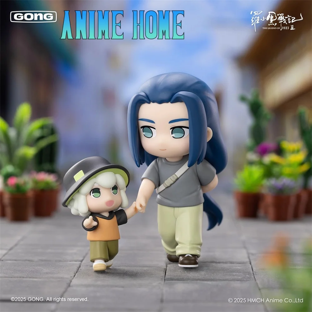 

Official Anime The Legend of Hei 2 Xiaohei Wu Xian Daily PVC Figure Doll Model Toy Figurine Desktop Ornament Original Cartoon