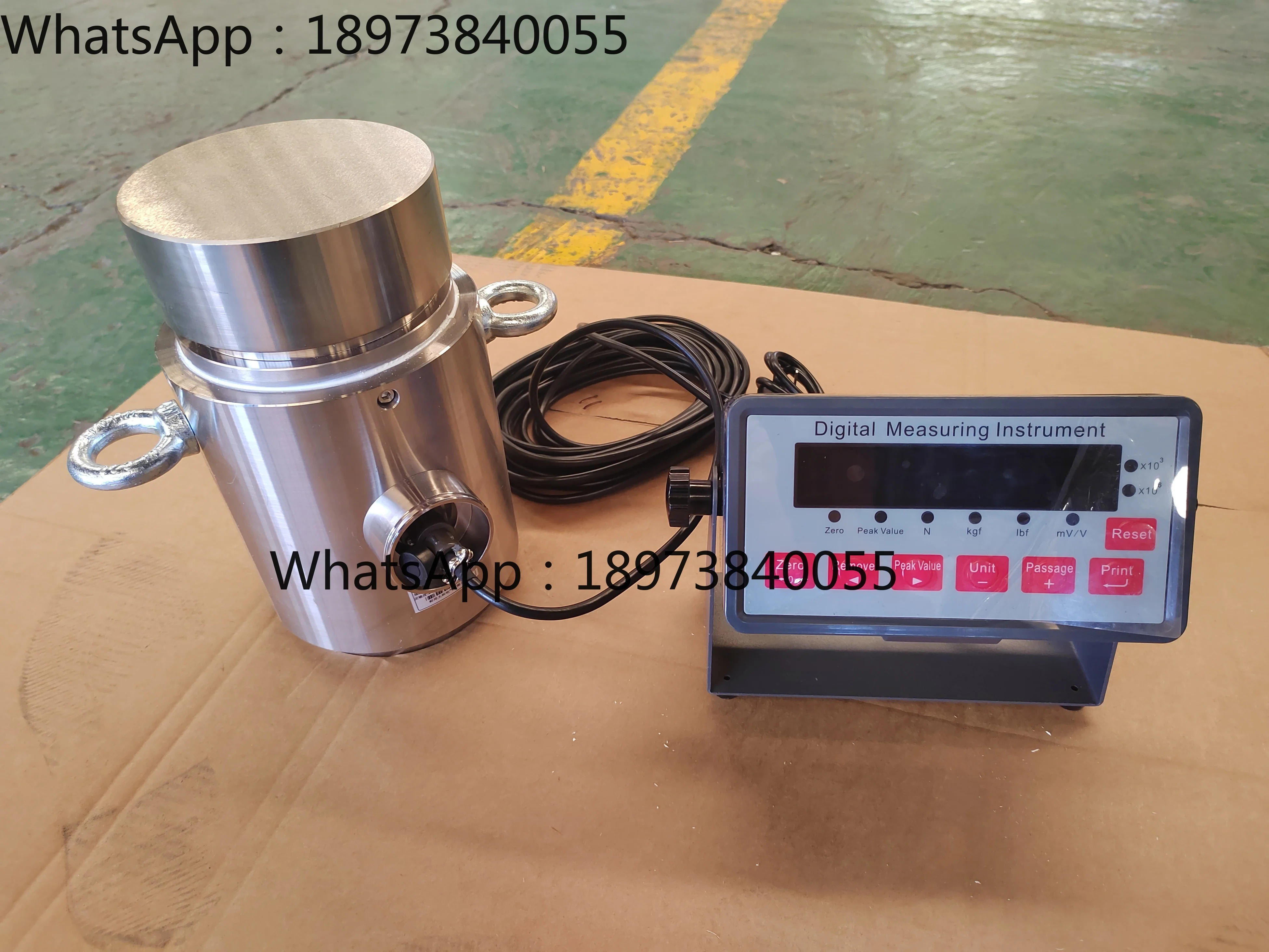 500kn 1000kn 2000kn Compression Load Cell and Indicator Set