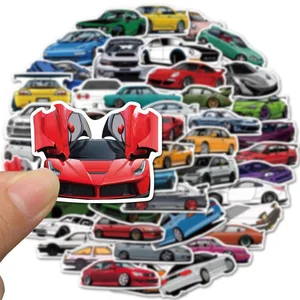 Zeichnungen JDM Racing Car Sticker, Lieblings -Graffiti -Aufkleber, DIY Kids Toy Classic, Reisegepäck, Gitarre, wasserdichte Abziehbilder, 10 PCs, 30 PCs, 50 PCs, 100pcs 10 Hauptaufkleber der Verkaufsverkauf - №4