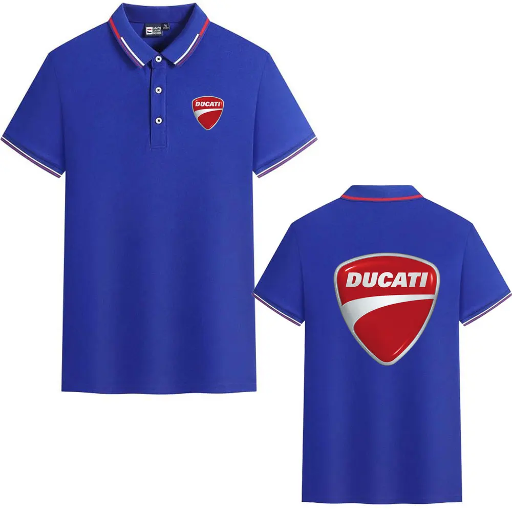 2026 Ducati Racing Motorcycle Collared Polo Shirt Short-Sleeved T-Shirt Men Women Summer Top Motogp Fan Clothing Cycling Suit view 6
