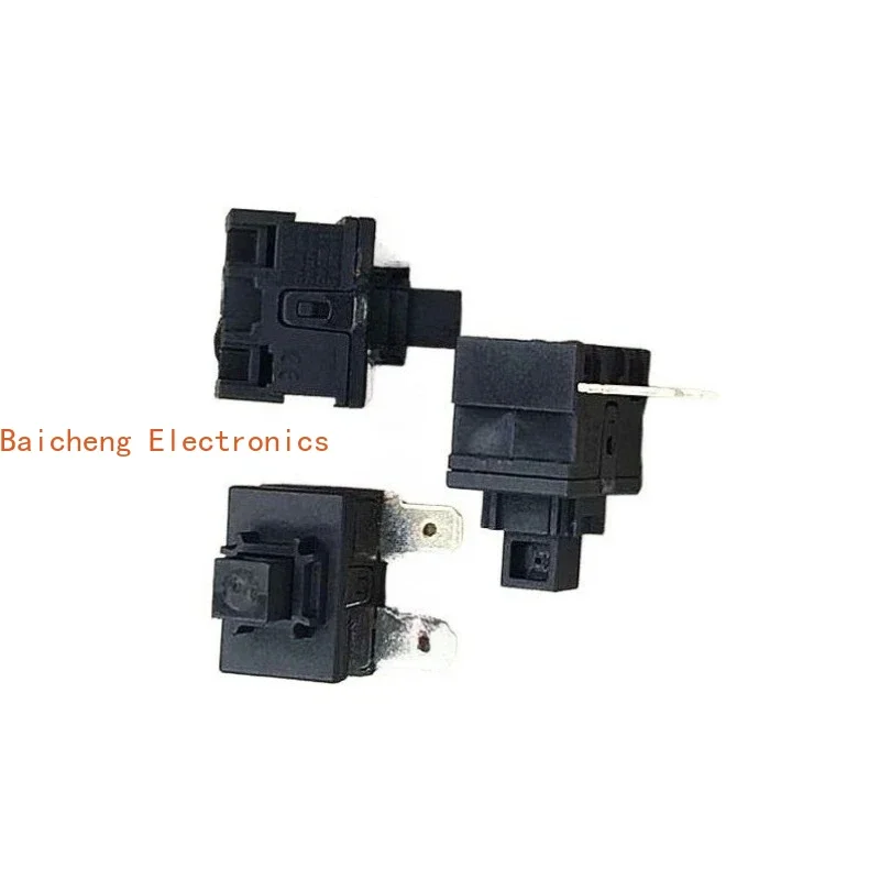 10PCS 2-pin self-locking button with mini lock power switch button 16A/250V