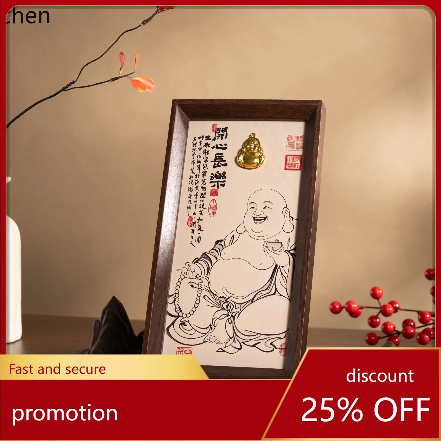 YFY  chinese buddhist zen ornaments office emotional stability workstation tea room small ornaments