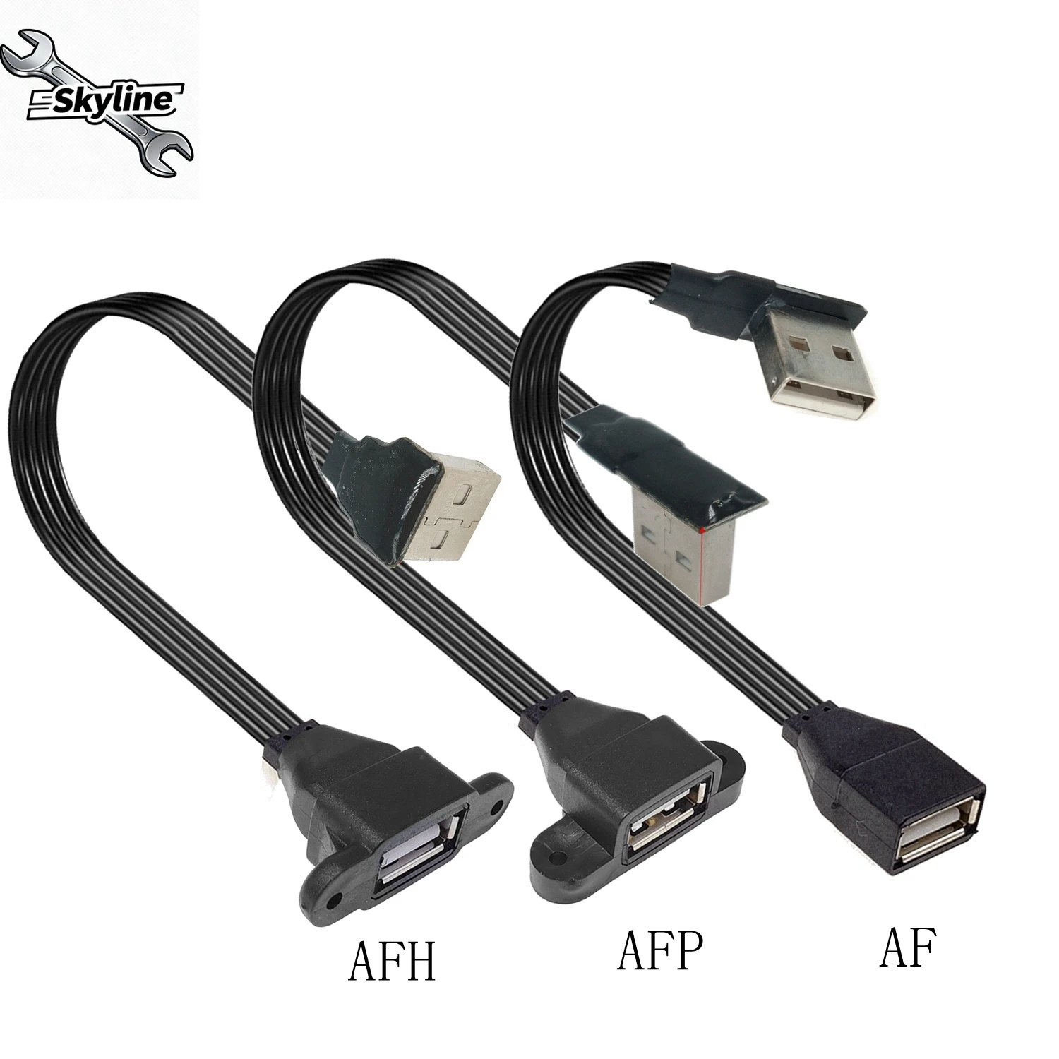 0.1M 0.2M 0.3M 90 degree short USB extension cable, right angle USB cable,  adapter, 4-core  extension cable