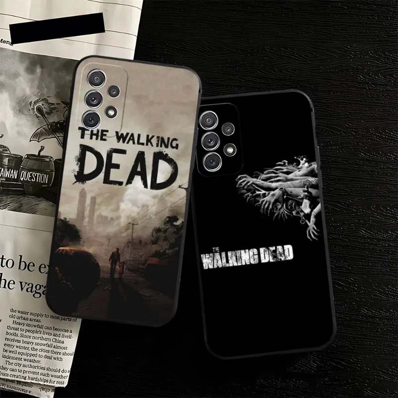 The Walking Dead Phone Case Back For Samsung S22 S23 S30 S21 S20 S9 S10 S8 S7 S6 Pro Plus Edge Ultra Fe Silicone Soft Cover