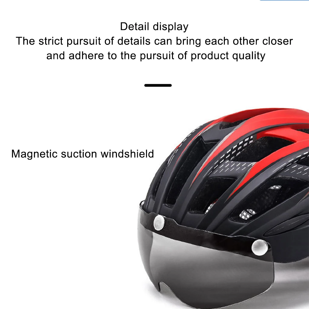 Mountain Bike Helmet For Ultimate Adventure Lightweight And Portable Adjustable Cycling Helmet Silver and Red Free Size