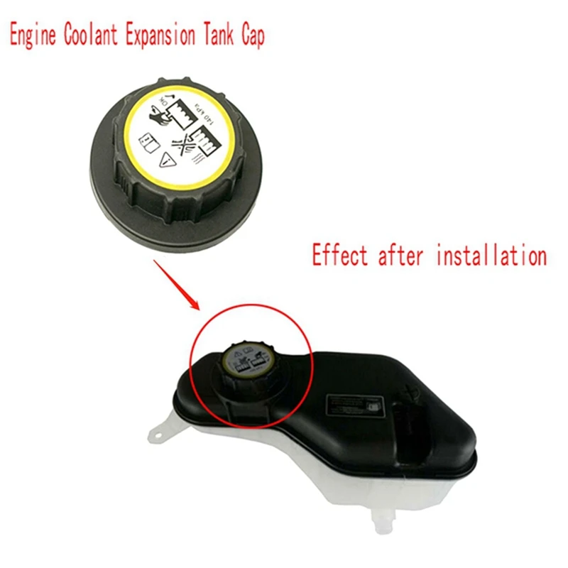 3X Engine Coolant Expansion Tank Cap Cooling Kettle Cap For Jaguar S-Type XF XF XE XJ XFR XFR C2P17700