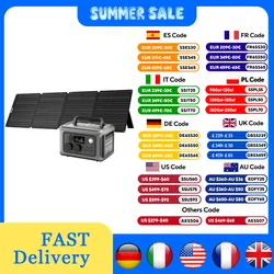 ALLPOWERS R600 Solar Generator with SolarPanel (Optional), 600W 299Wh LiFePO4 Portable Power Station with Solar Charger for Camp