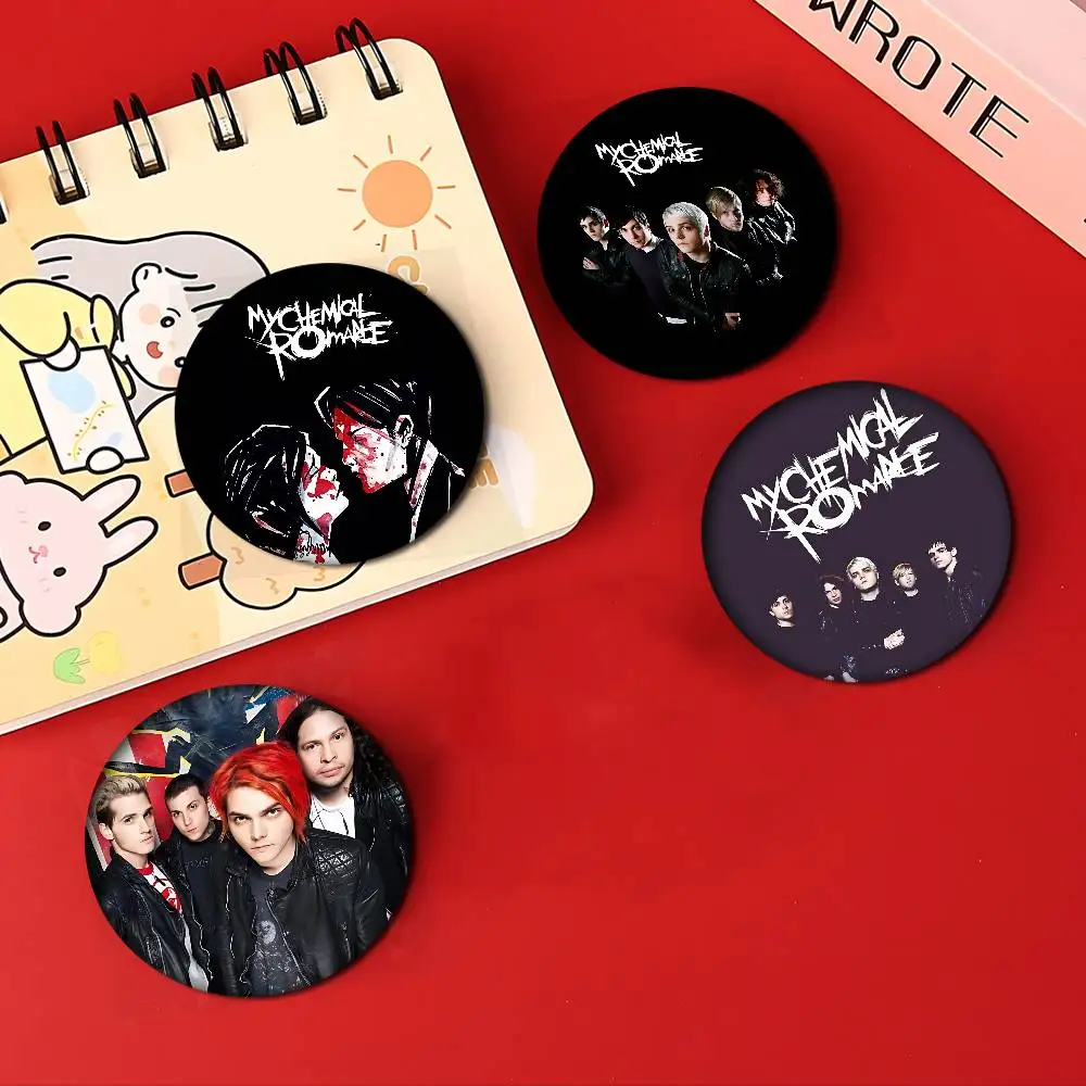 My C-ChemicalS R-Romance New Brooches Soft Button Pin Funny Silly Gnarpy On A Skateboard Meme Badge Gamer Collection Gifts