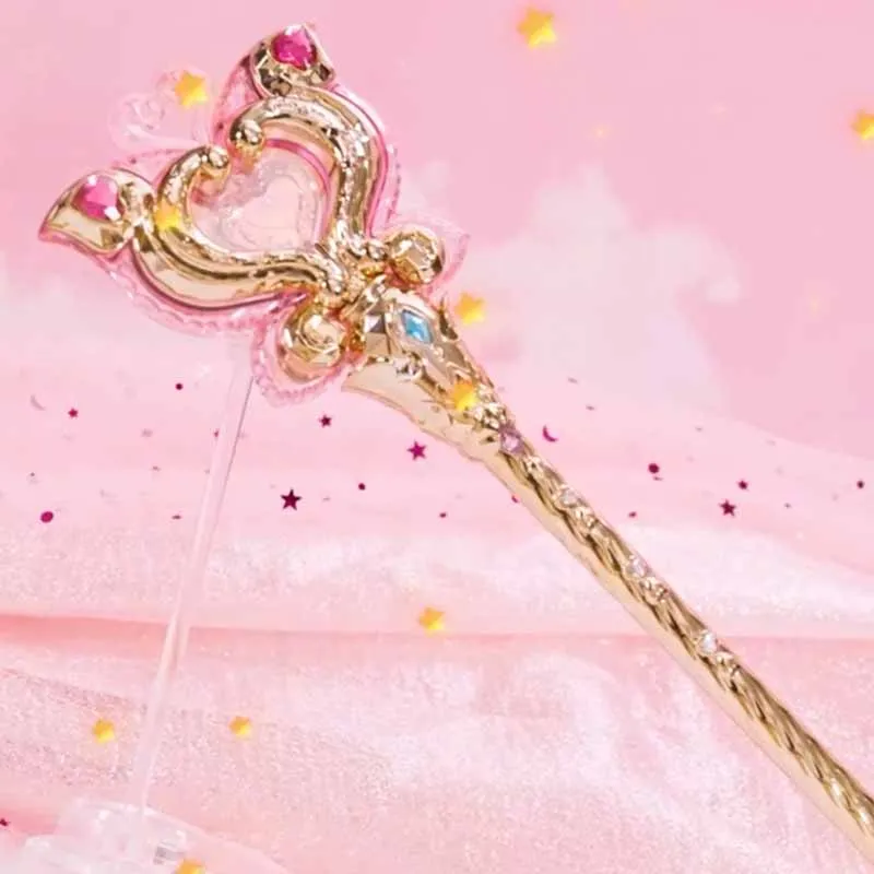 Butterfly Magic Wand Toys para meninas, amor, coração, princesa, casa de brincar, luz-emitting, presentes para crianças, novo