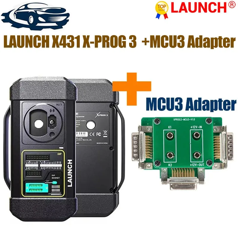 LAUNCH X431 X-PROG 3 With MCU3 Adapter Immobilizer&Key programmer Tool XPROG For X431 V pro3s+ X431 V+ PAD V PAD VII xprog 3