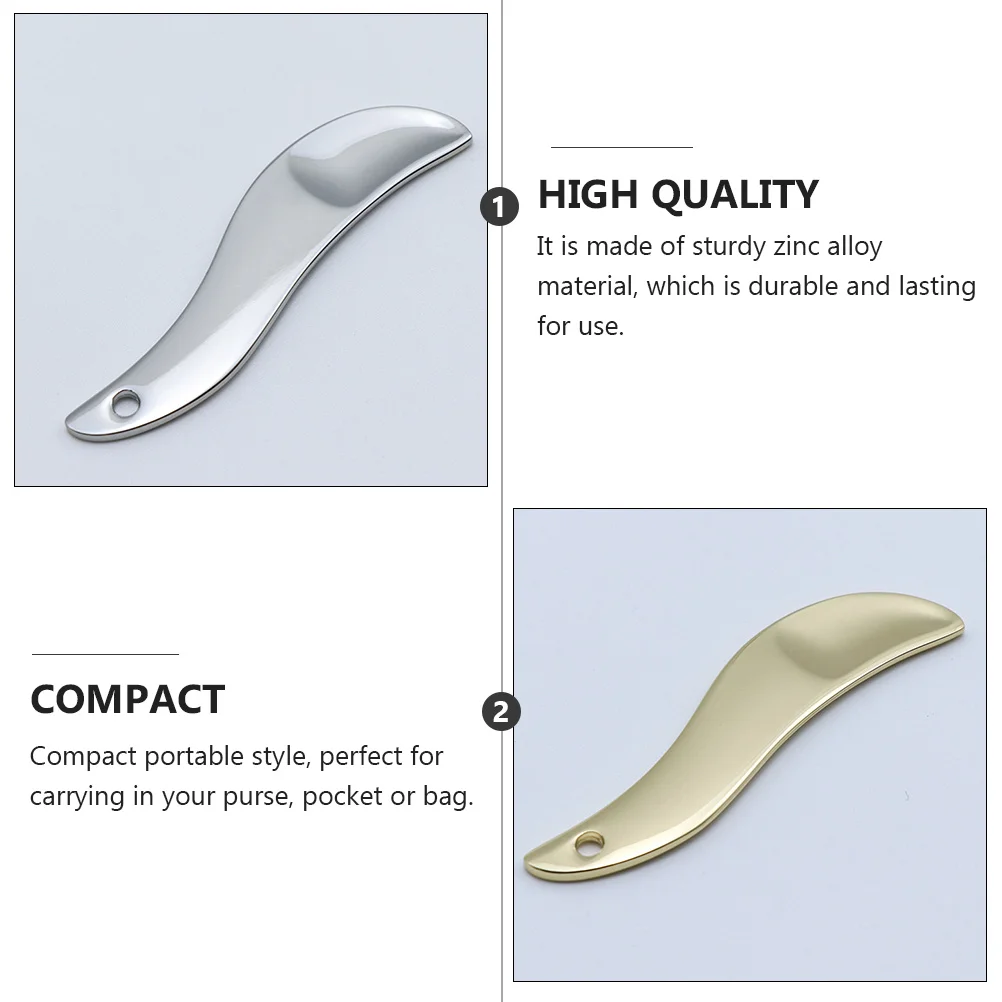 3 pezzi cucchiaio per crema per gli occhi in lega di zinco mini spatola per trucco per crema per il viso idratante strumento portatile applicatore per la cura della pelle stick