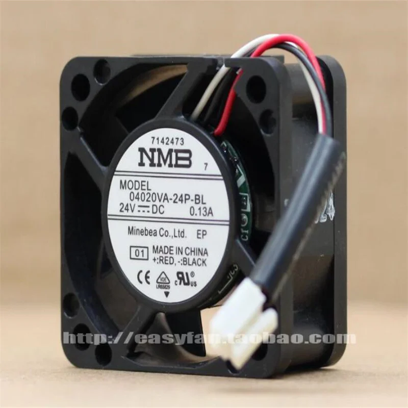 Wholesale: 04020va-24p-bl genuine NMB 4020 24v 0.13a 4CM three-line An Chuan seven-series fan - view 3