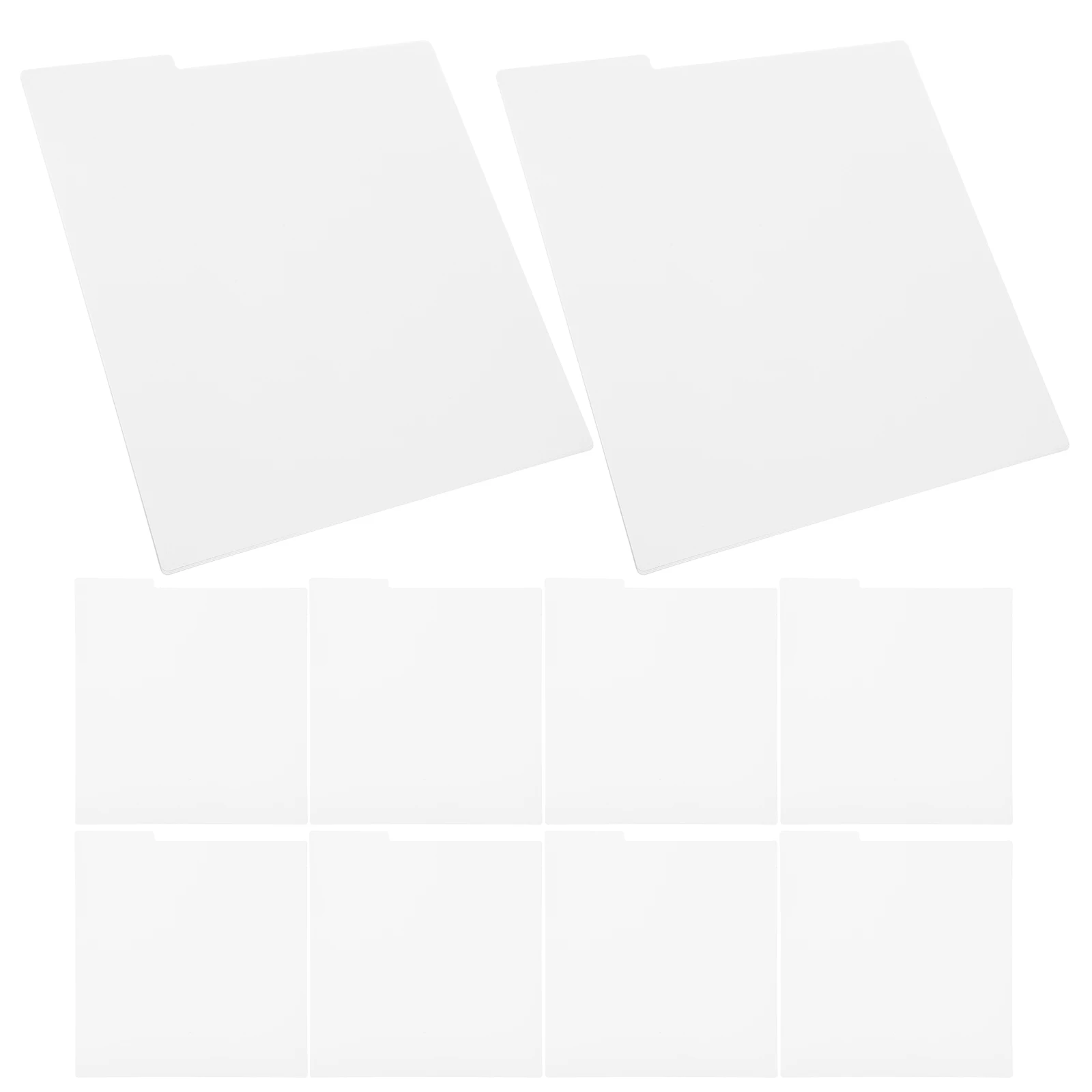 

8 Pcs Comic Book Divider Album Dividers for Vinyl Records Documents Index Shelf Simple Card Storage Sorting Pvc Guide Cards