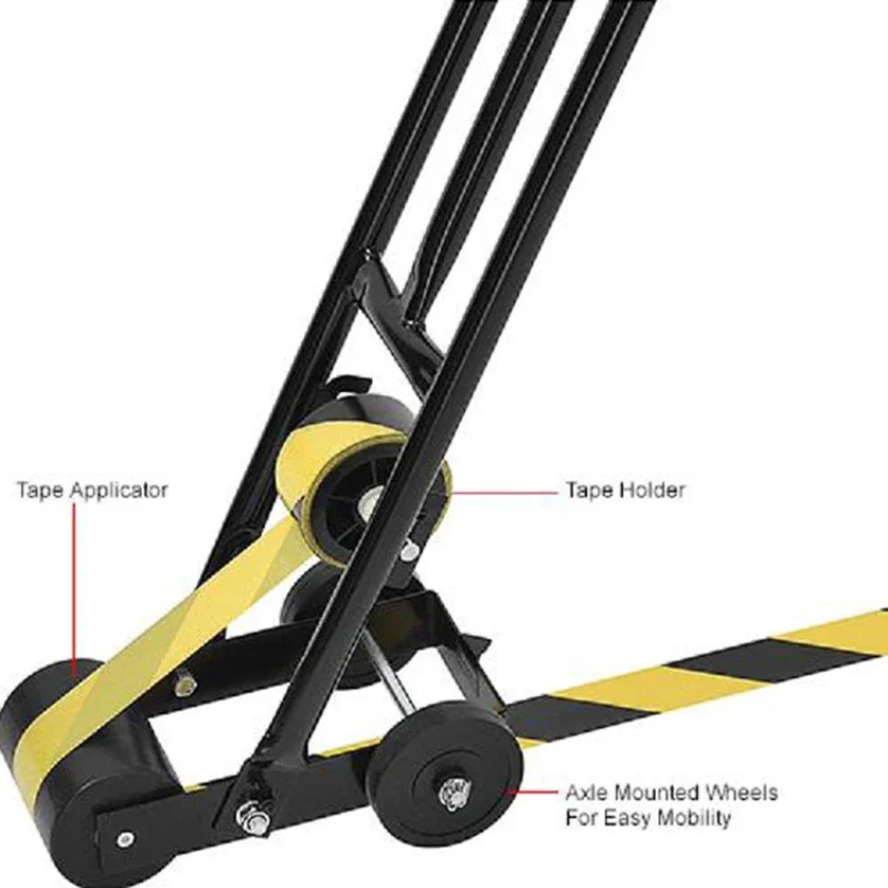 

2023 New Floor Road Line Marking Machine Vinyl Tape Dispenser Floor Marking Tape Applicator