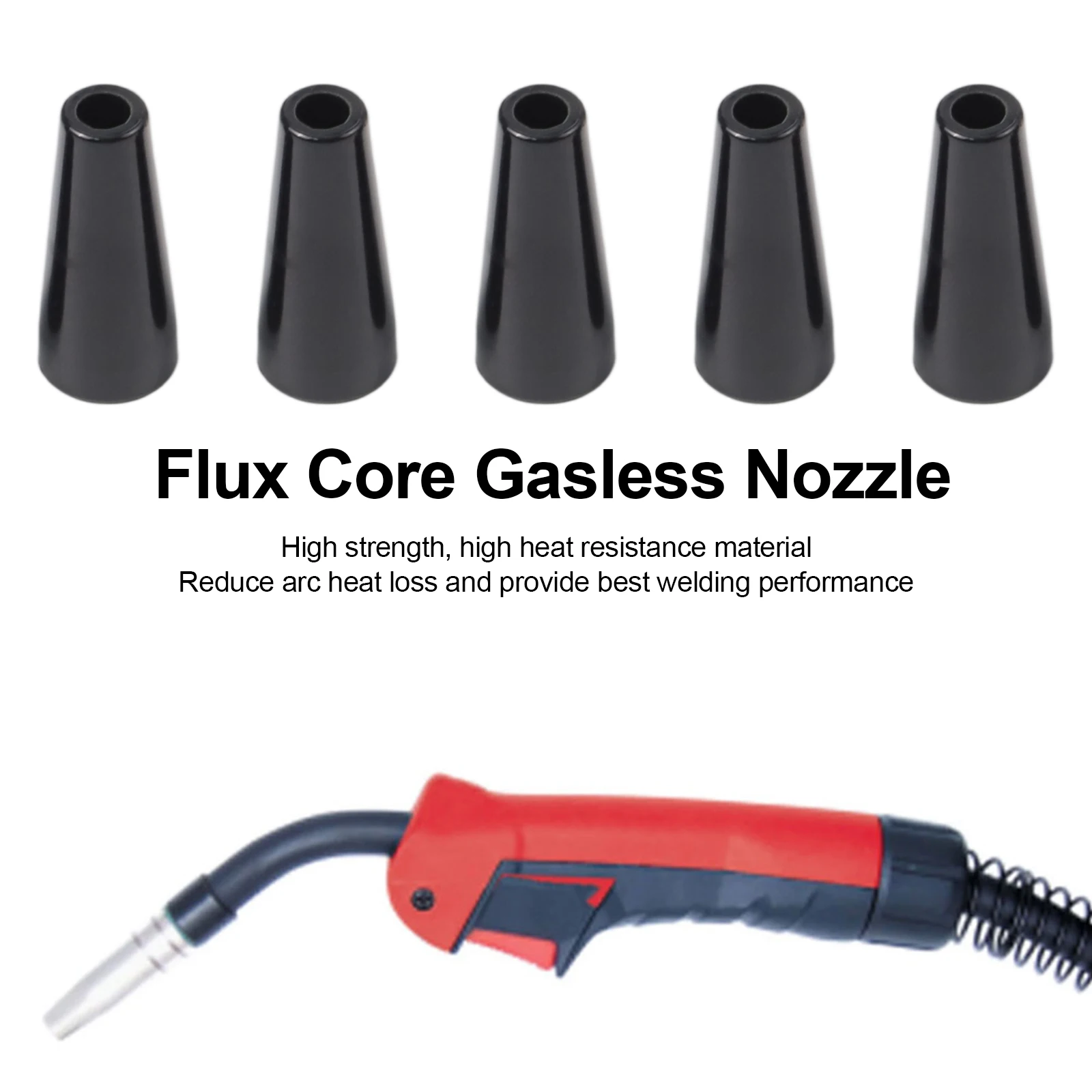 

10 Airless Welding Nozzles for MIG 100L Pro 100L and Pro 175L KP19391 Essential for Gas Shielded Welding Applications