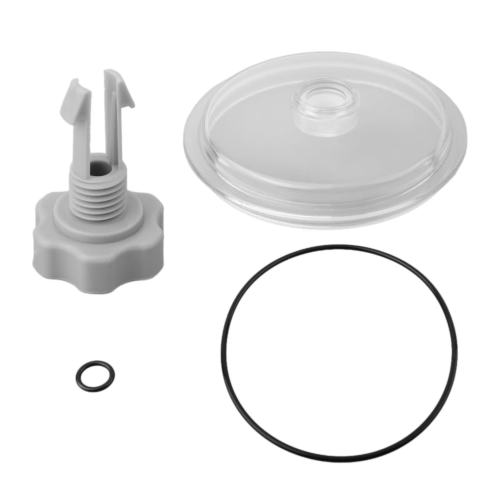 Pool Leaf Trap Cover Lid with O For Ring and Valve for Intex 12in Sand Filter Pump Engineered for Secure and Leak Operation