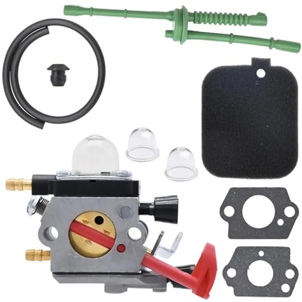 Compatible Carburetor Assembly with Essential Components Including Air Filter for Enhanced Performance in Leaf Blowout Tasks