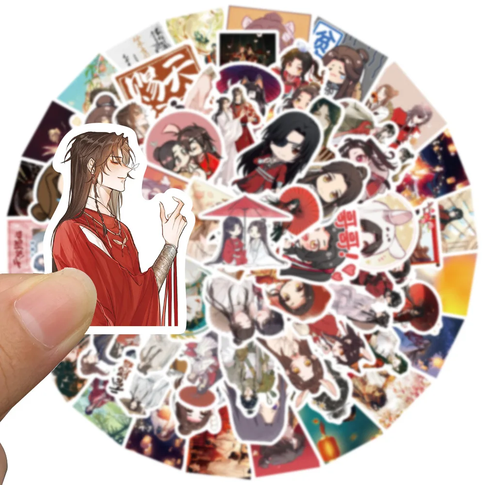 10/65Pcs The Untamed Heavenly God Blesses The People Sticker Xiao Zhan Scrapbooking DIY Diary Album Label Stickers