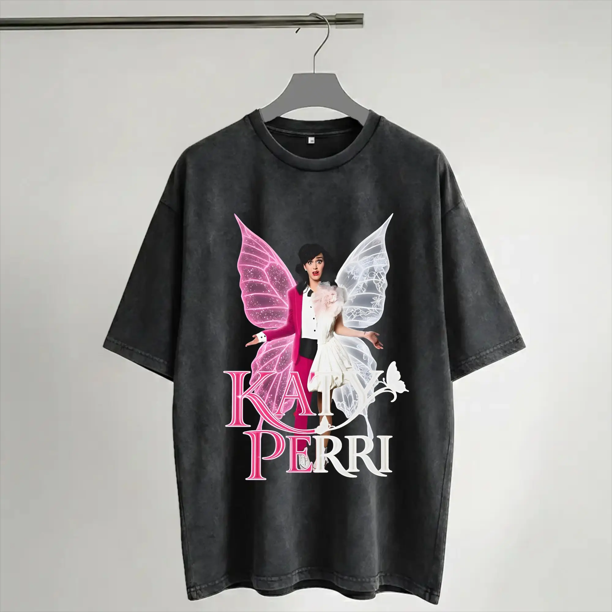 Summer 2026 Katys Perrys Tour Washed T Shirt Merch Harajuku T-Shirt  for Men Women Tee