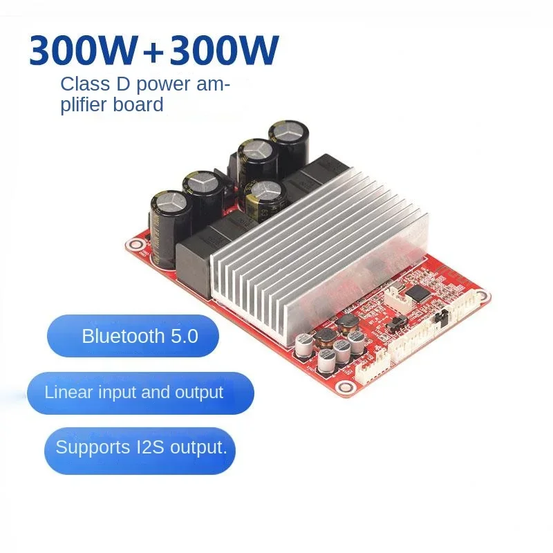 BDM8 TPA3255 2x300W Bluetooth Power Amplifier Board BT5.0 Stereo High Power Adjustable