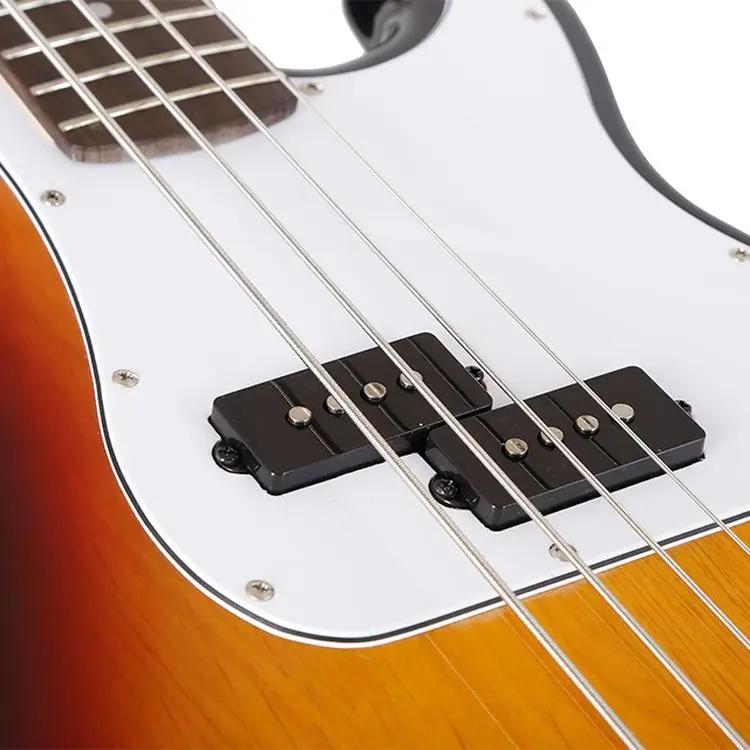 Wholesale Price Custom Bass Mahogany Body Electric Musical Instrument Electric Bass Guitar