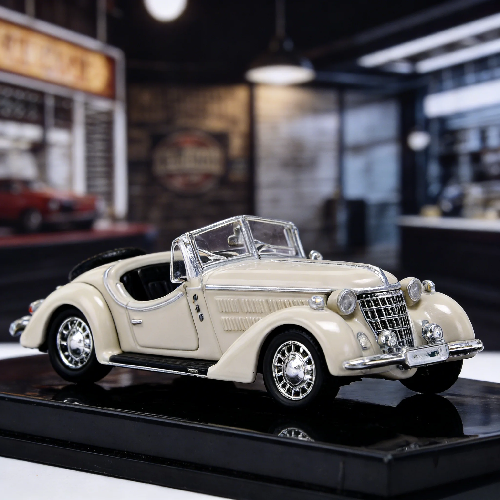

Новая коллекционная модель автомобиля W25K Roadster 1936 года в масштабе 1:87, имитация классического винтажного автомобиля, игрушка для взрослых или детей, подарок.