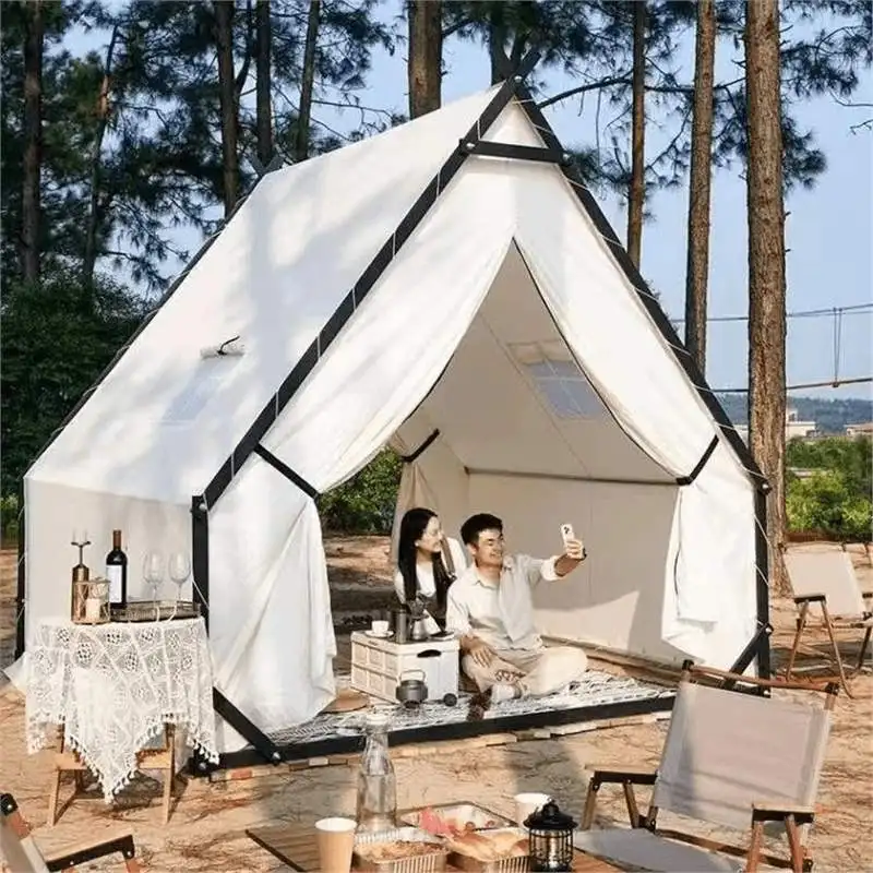 

Треугольная палатка стальной конструкции, уличная палатка для кемпинга, живописная палатка B & B, походная палатка