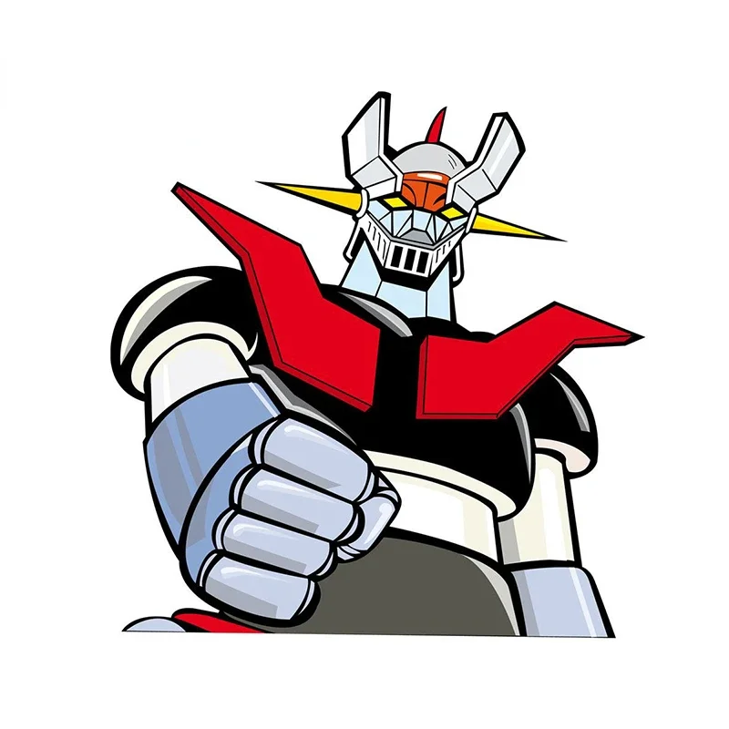 New design ideas for Mazinger VAN Car scratch sticker waterproof personality RV decal Trunk RV refrigerator decoration, 13cm