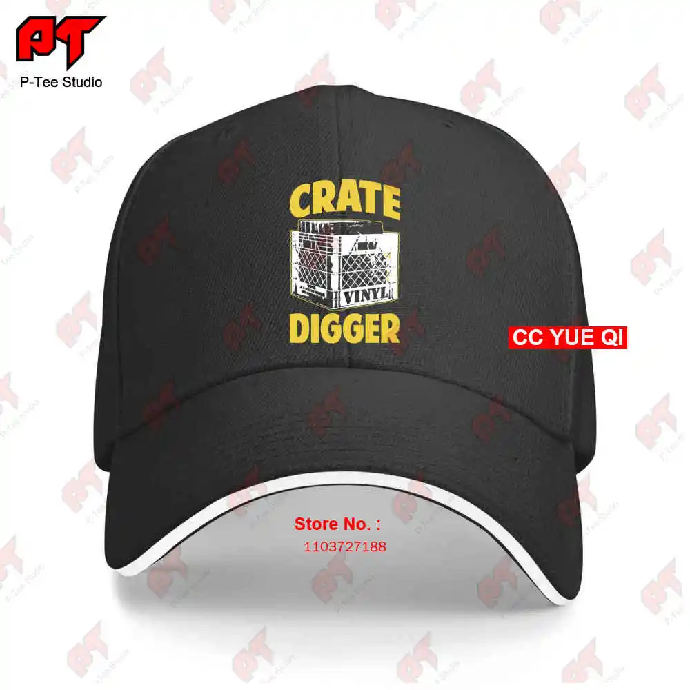 Crate Digger Vinyl Record Store Day Collector Dj Baseball Caps Truck Cap 0AZG