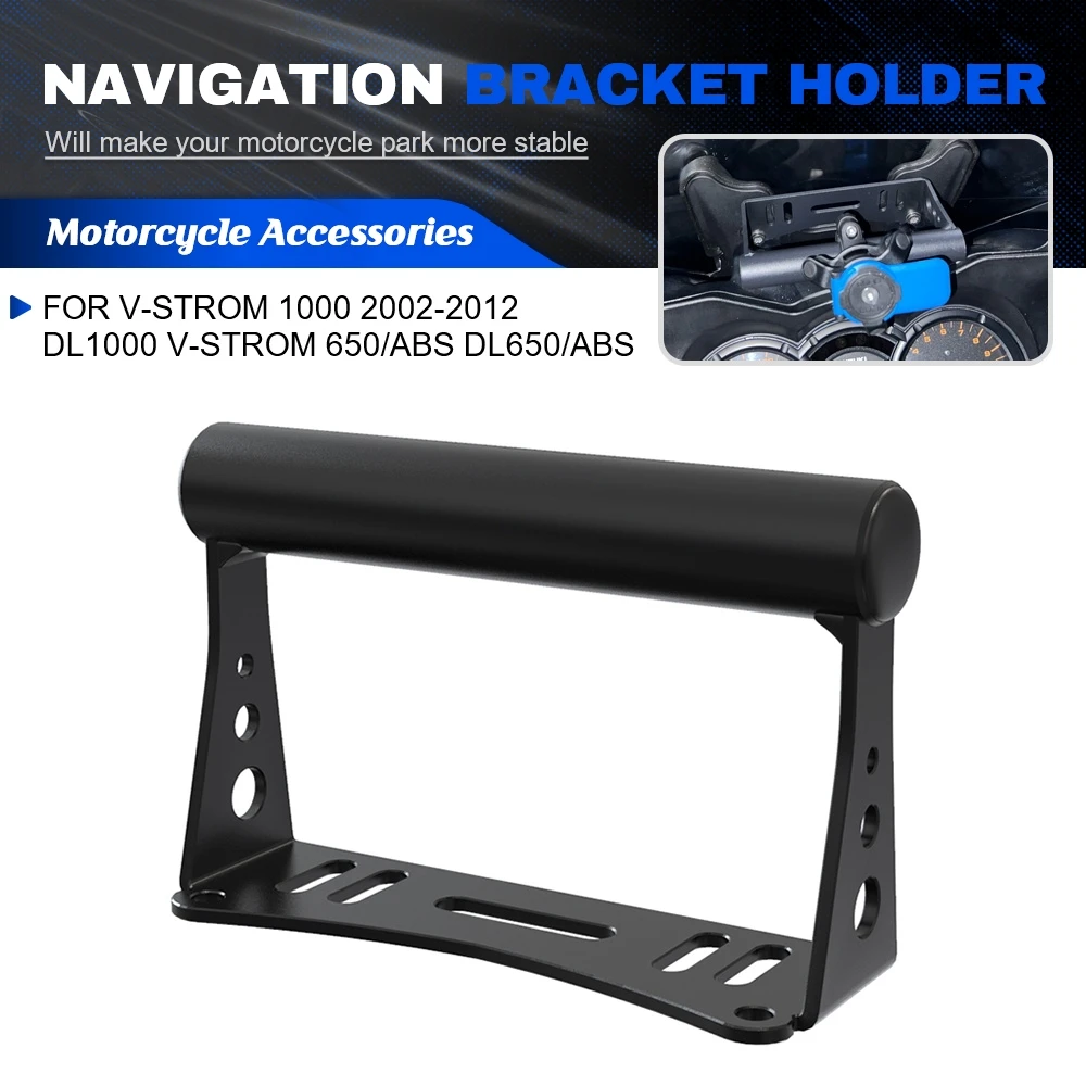 Motorcycle Phone Holder Stand GPS Navigation Plate Bracket For Suzuki V-Strom 1000 2002-2012 DL1000 V-Strom 650/ABS DL650/ABS