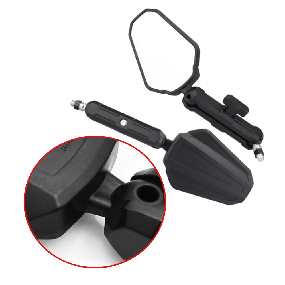 2pcs For Honda Shadow VT750 Yamaha XVZ1300 Kawasaki Suzuki Certified Anti-collision Wide-angle Motorcycle Rearview Mirror