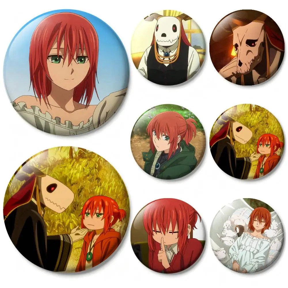 ANIME T-The Ancient Magus B-Bride Badges 25 32 44 58 75 mm Round Fans Collect Friends Gifts Brooch Souvenir