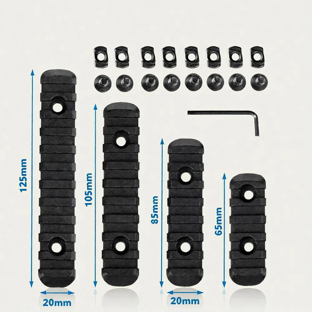 Sección riel MOE nailon impermeable para airsoft M16 y HK416 - imagen 5