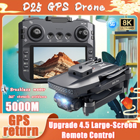2025 New with Screen Remote Control Card Reader D25-PRO GPS Drone 5G WIFI GPS 8k Professional Camera FPV RC Quadcopter Drone 5KM