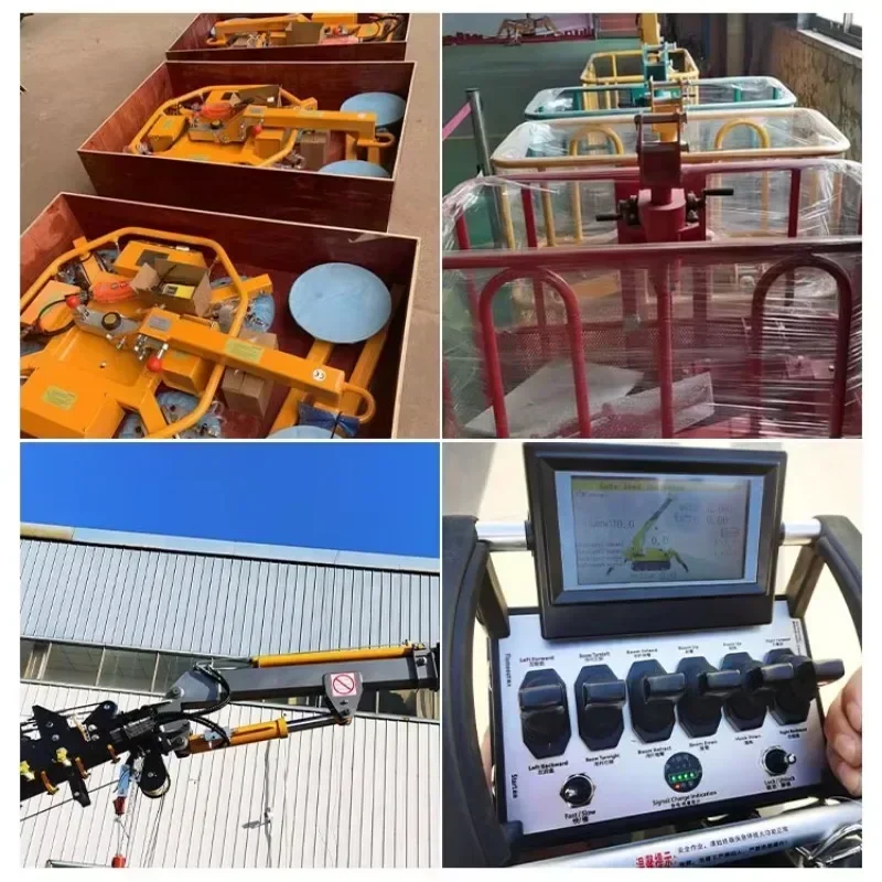 ขายส่งราคาแบบพกพา 1ton HW-100 Mini Crawler เครนไฮดรอลิก Telescopic Boom Spider Crane สําหรับขายเม็กซิโกชิลีบราซิล