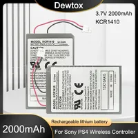 Replacement Battery Pack for Sony PS4 Pro Slim Bluetooth DualShock Controller CUH-ZCT2 CUH-ZCT2U 3.7V 2000mAh Lithium Battery