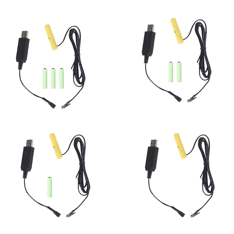 Uniwersalny USB do LR03 AAA Eliminator baterii może zastąpić AAA-4AAA 1.5V baterie do świateł zabawki dekoracje lampa LED