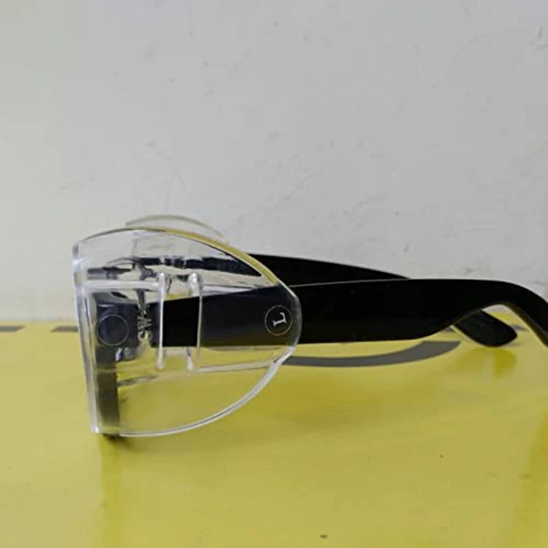 Eye Glasses Side Shields Slip On Clear Side Shield For Safety Glasses