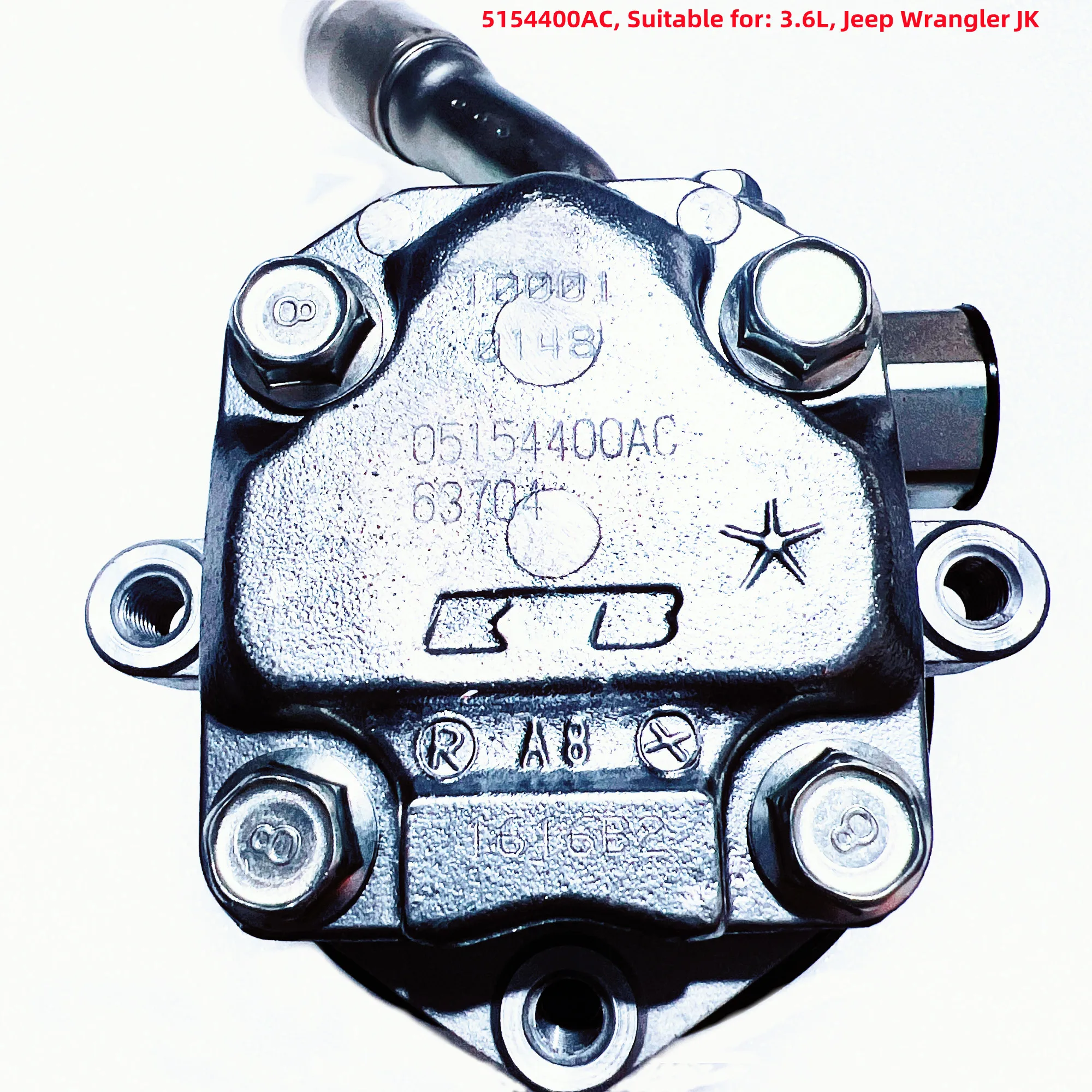 WAP02 Power Steering Booster Pump ,5154400AC, Suitable For: 3.6L, WranglerJK,J6，J3,2012-2019