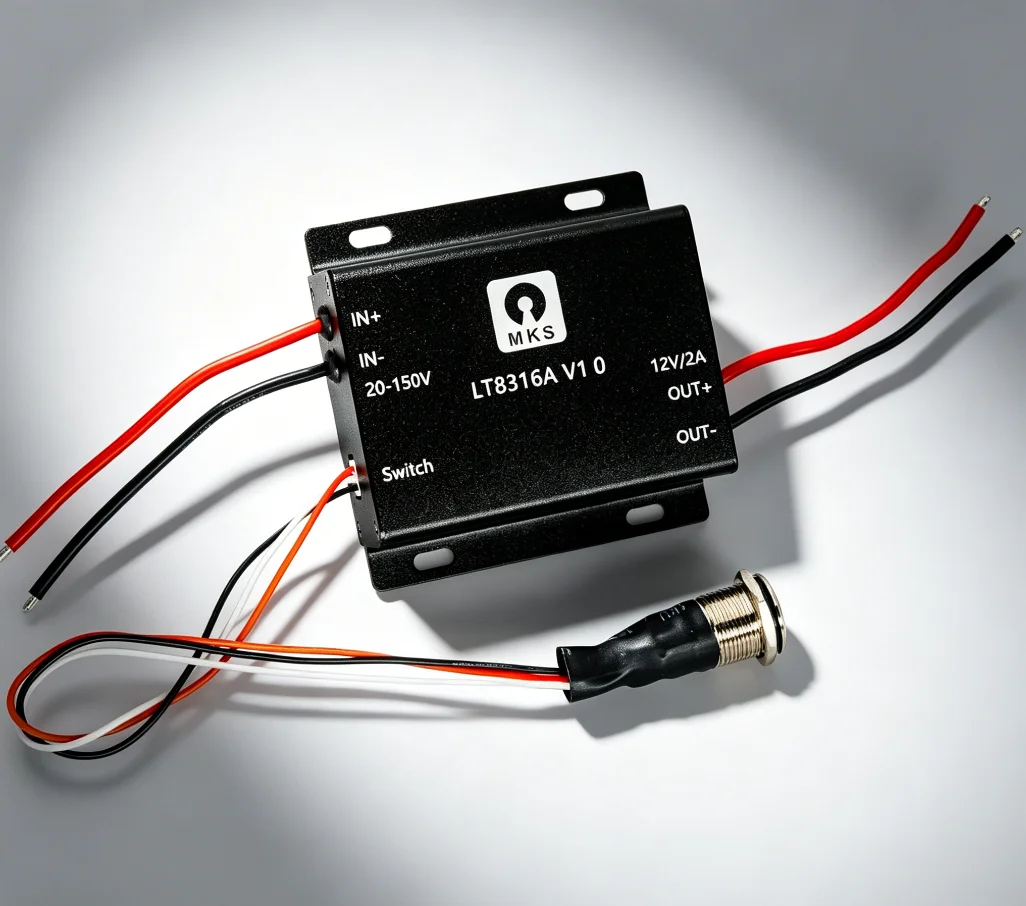 

MKS LT8316A Step Down Module 20-150V to 12V 2A High Voltage Buck Converter for VESC Esk8