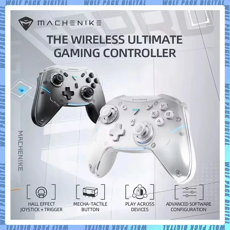 Machenike G5 Pro Gamepad Wireless Gaming Controller Hall Trigger Joystick Mecha-Tactile Buttons For Switch PC Android IOS