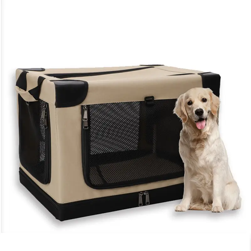 

Oxford Fabric Removable Bracket Folding Portable Waterproof Indoor And Outdoor Travel Soft-sided Dog Crate Kennel