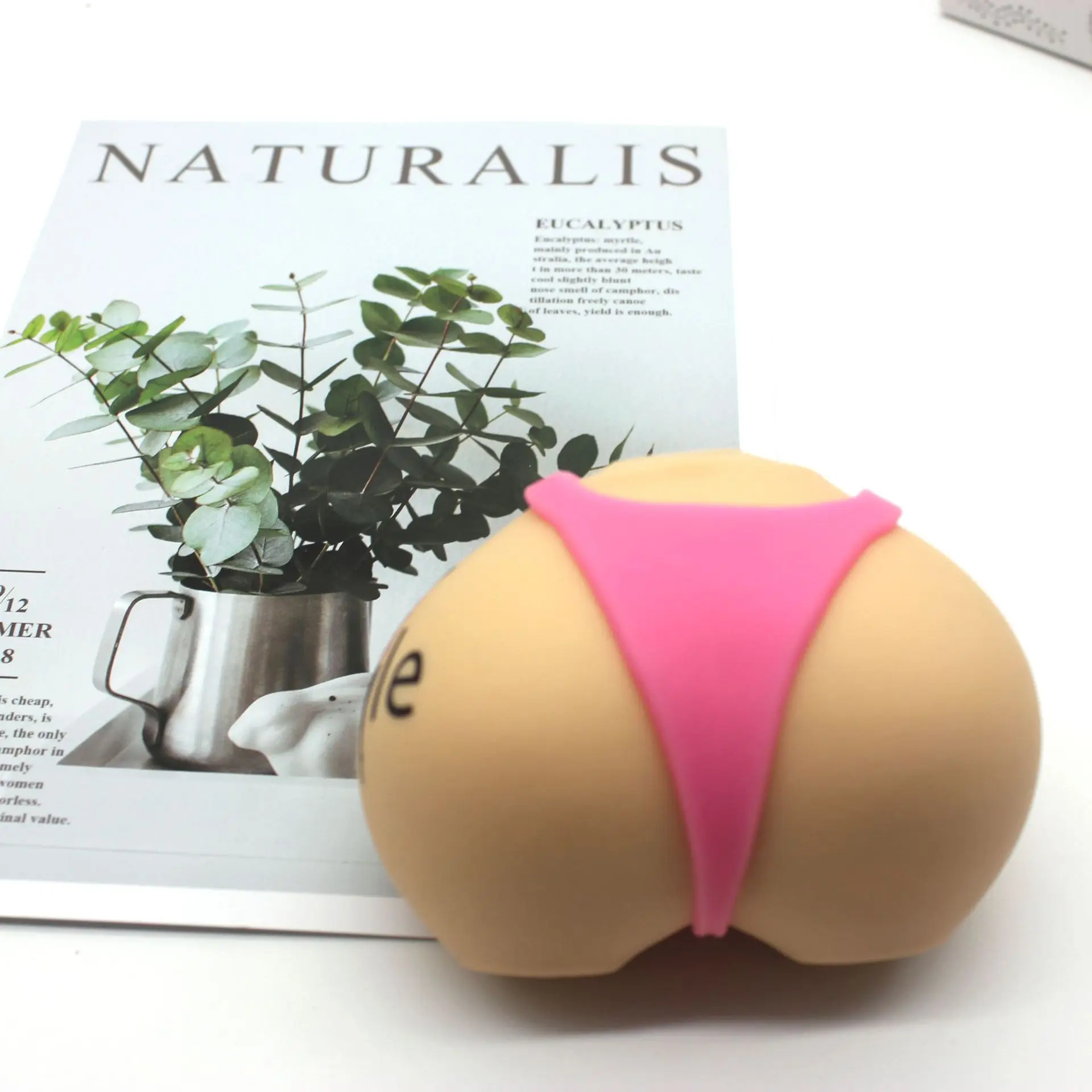 Squishy Novità Divertente Creativo NUOVA Parodia Sexy Panty-Wearing Ass-Squeeze Toys Hot Beautiful Ass Tricky Rimbalzo lento Regalo per adulti