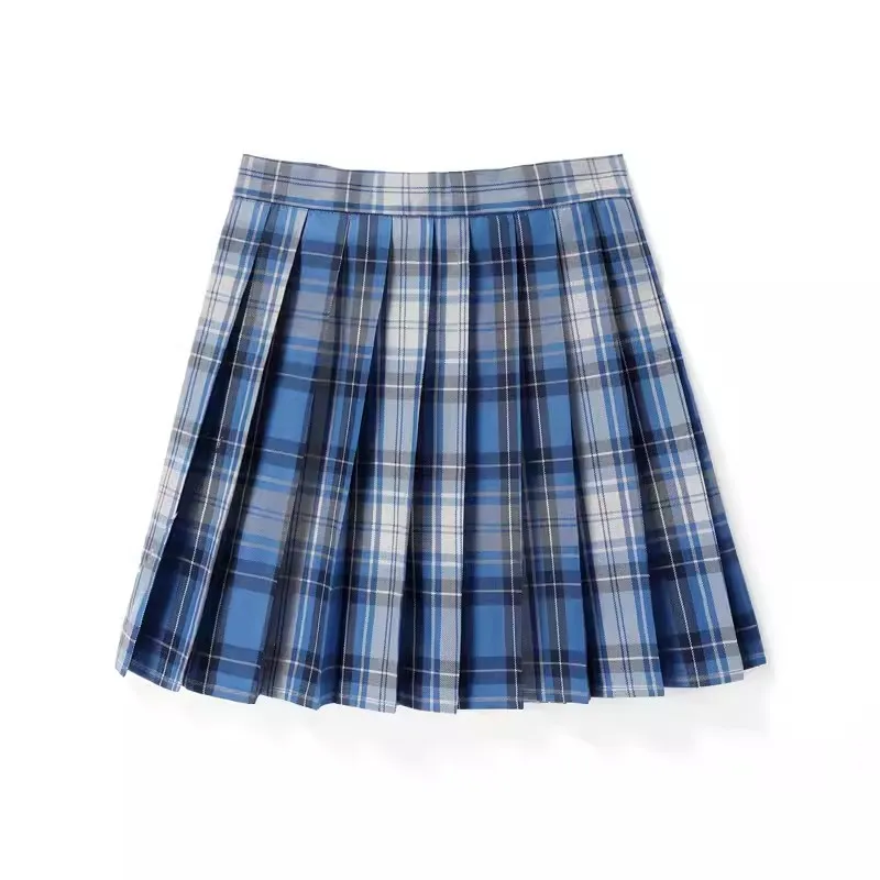 XS - 5XL High Waist Skirt Ladies Summer Clothes Women\'s A Line Harajuku Korean Black Mini Pleated Skirt For School Girl Uniform