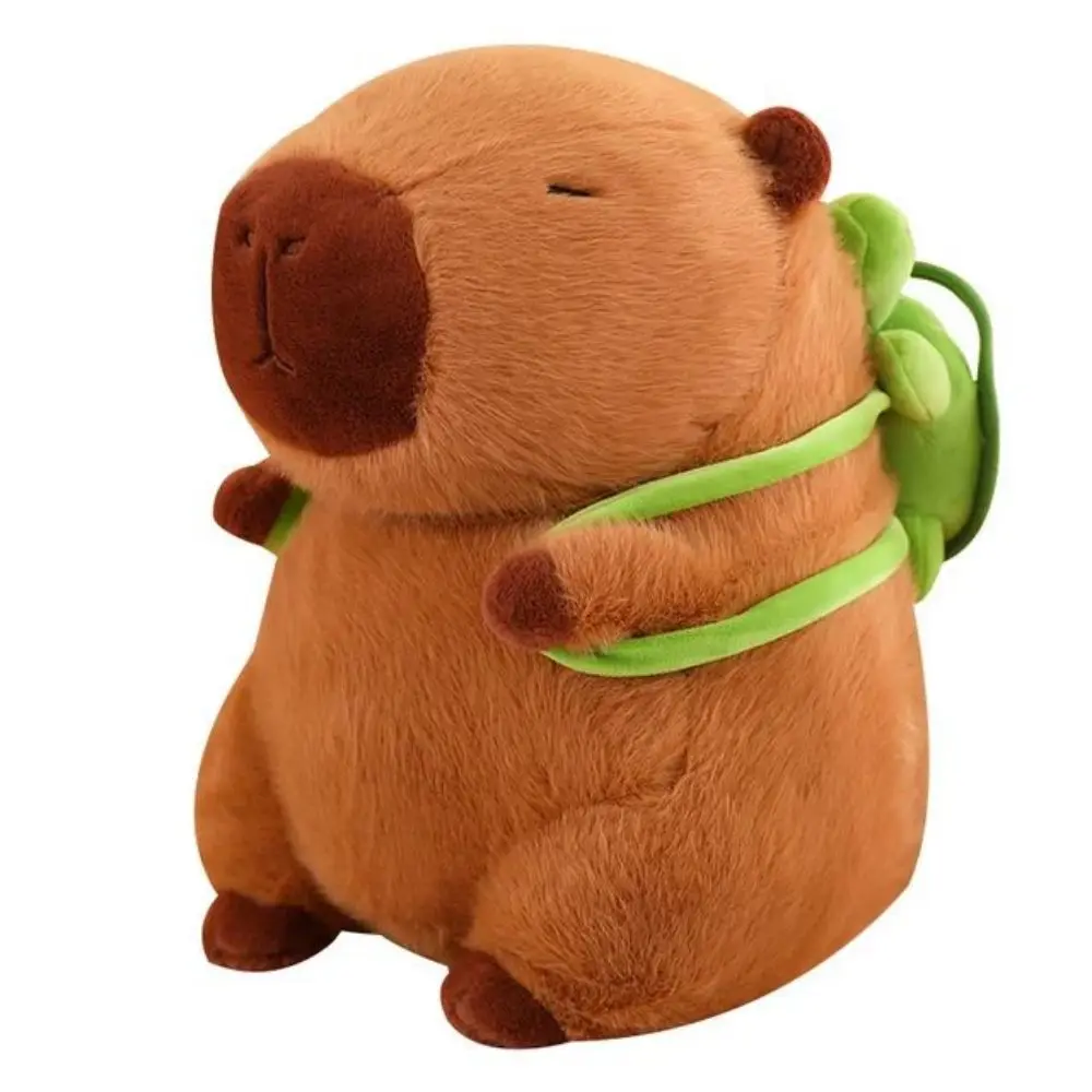 10pcs 18-45cm Capybara Plush Animal With Turtle Tortoise Backpack Toys For Baby Appease Sleeping Pillow Christmas Nice Gift