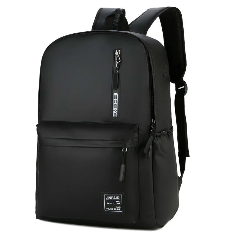 New glossy shoulder bag outdoor sports travel commemorative gift business casual black backpack laptop